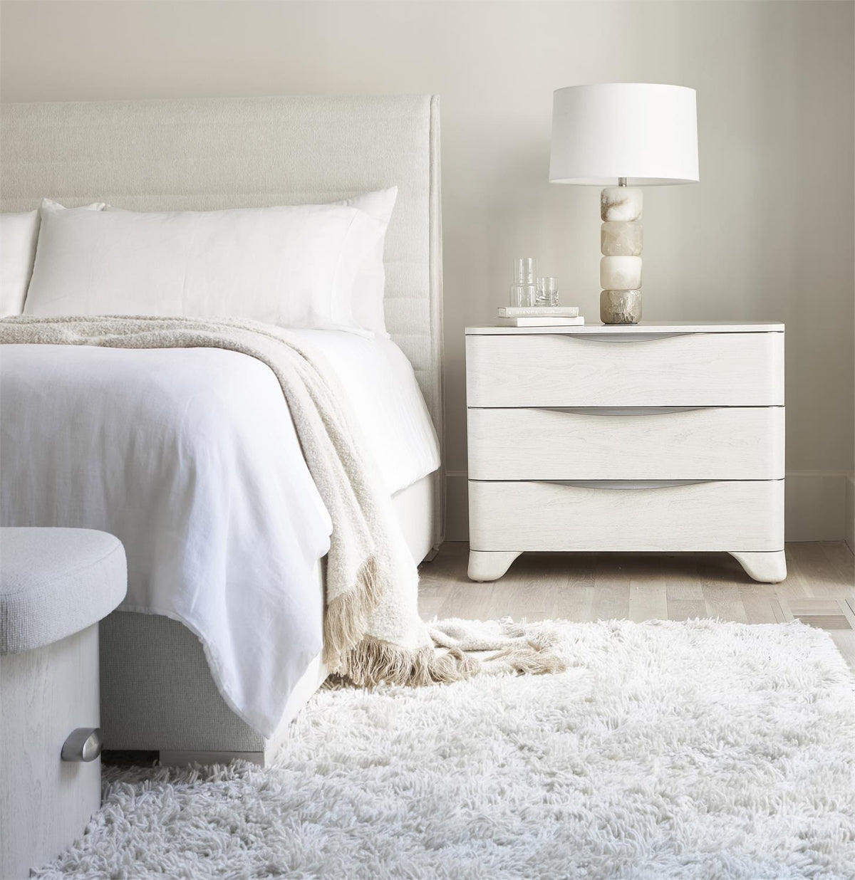 Sereno Panel Bed King by Bernhardt