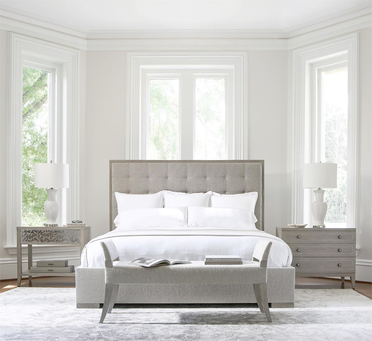 Cornelia Panel Bed King by Bernhardt