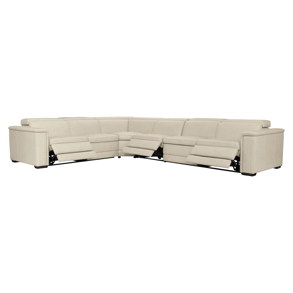 Lioni Leather Power Motion Sectional (K2026) by Bernhardt