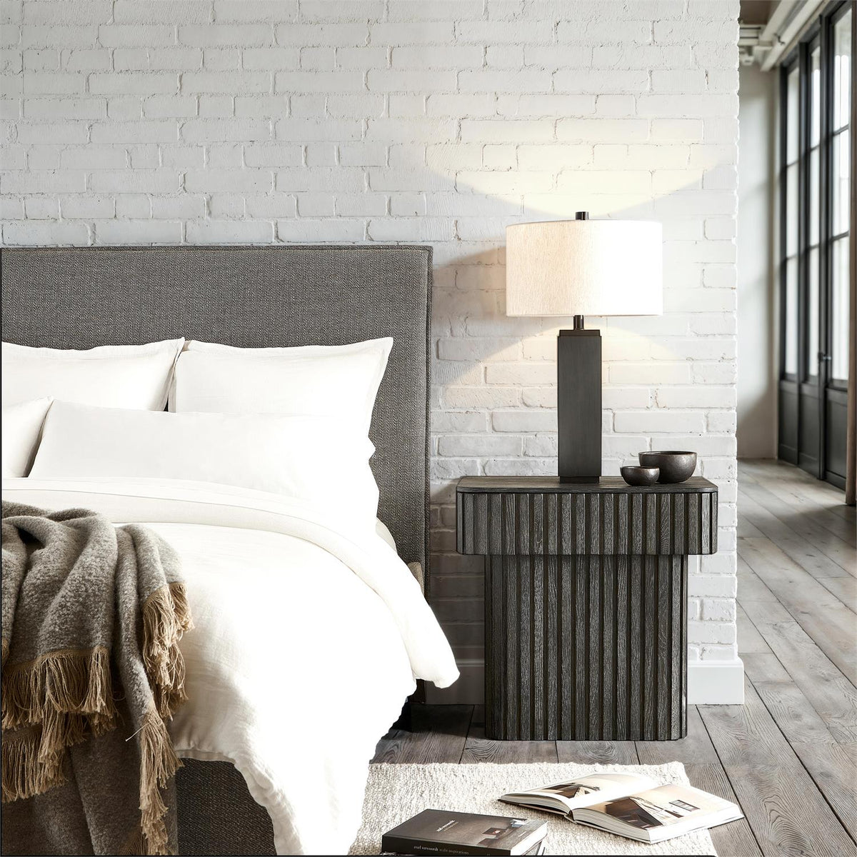 Menton Panel Bed King by Bernhardt