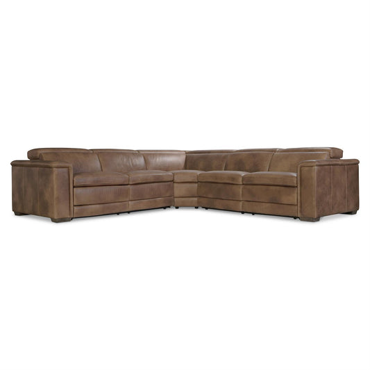 Lioni Leather Power Motion Sectional (K2087) by Bernhardt