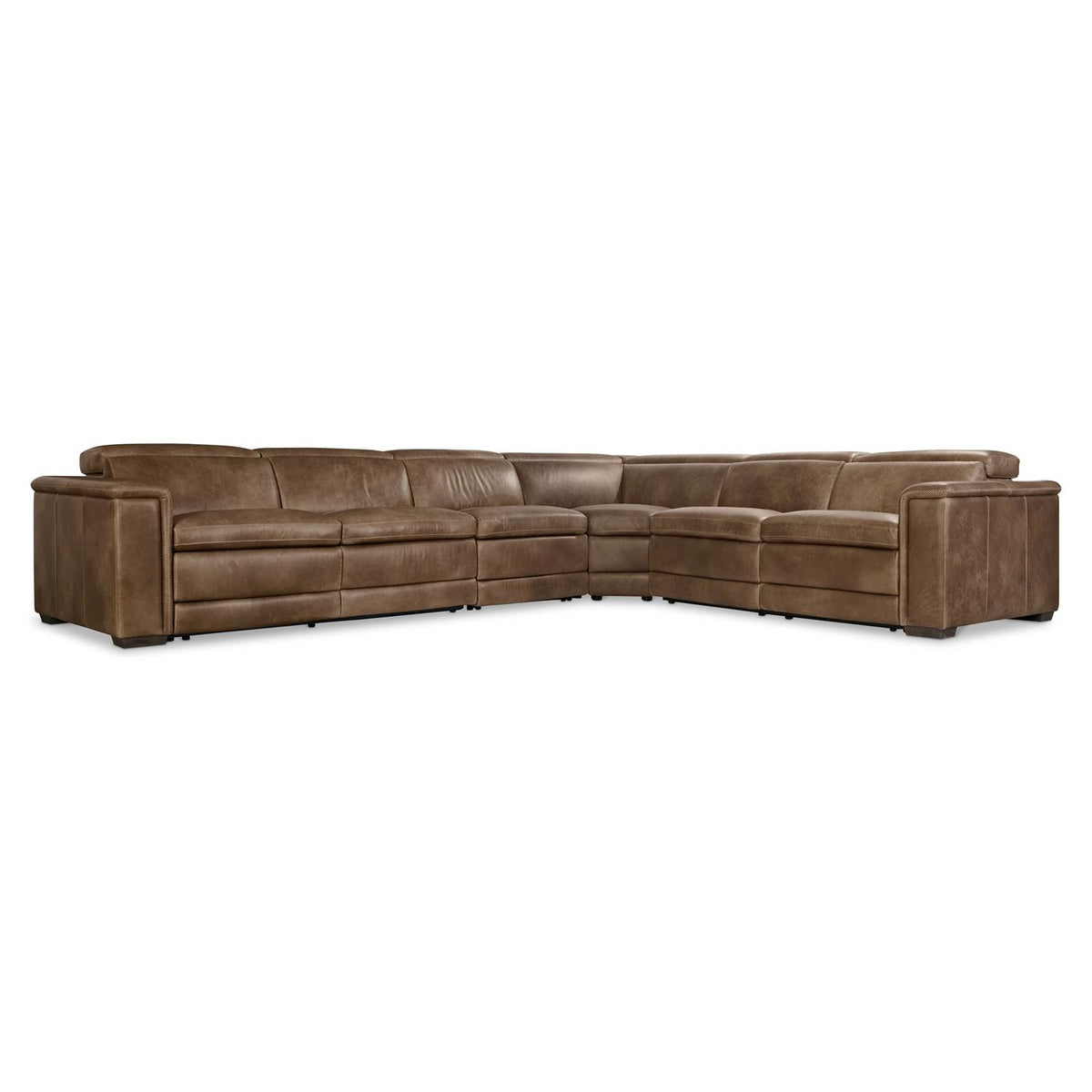 Lioni Leather Power Motion Sectional (K2088) by Bernhardt