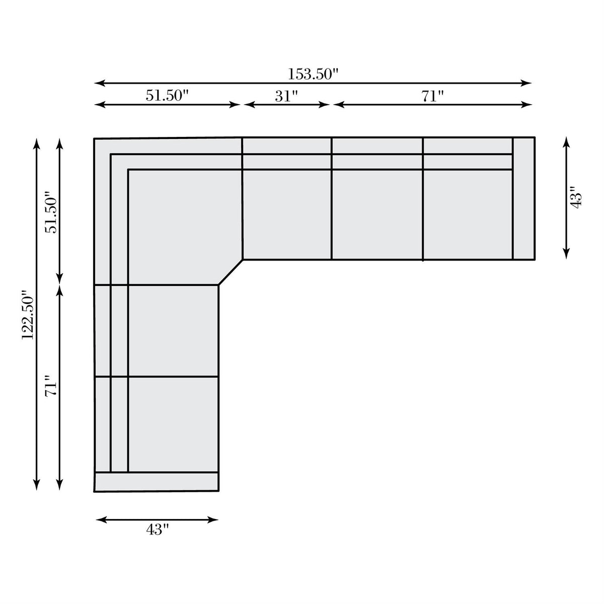 Lioni Leather Power Motion Sectional (K2088) by Bernhardt