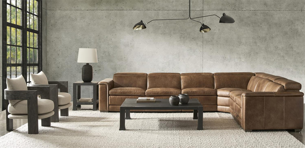 Lioni Leather Power Motion Sectional (K2088) by Bernhardt
