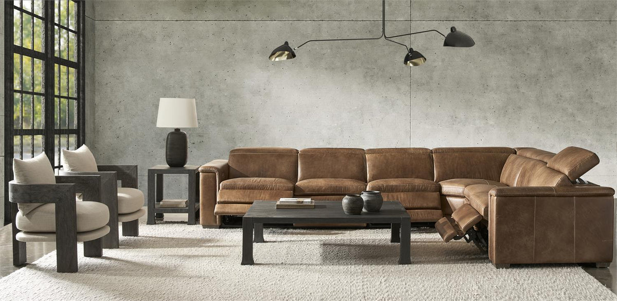 Lioni Leather Power Motion Sectional (K2088) by Bernhardt