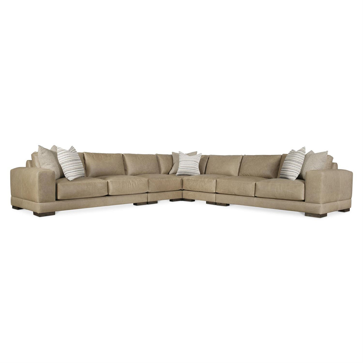 Lars Leather Sectional (K2092) by Bernhardt