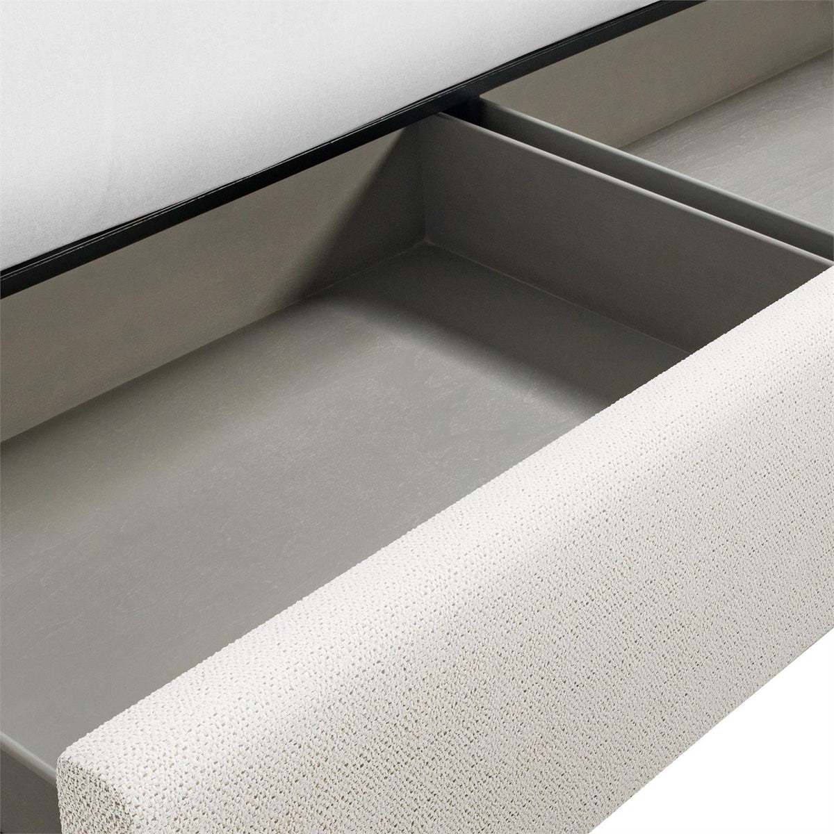 Graham Fabric Storage Panel Bed King by Bernhardt