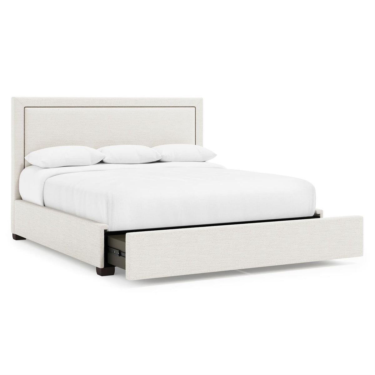 Morgan Fabric Storage Panel Bed King (54" H) by Bernhardt