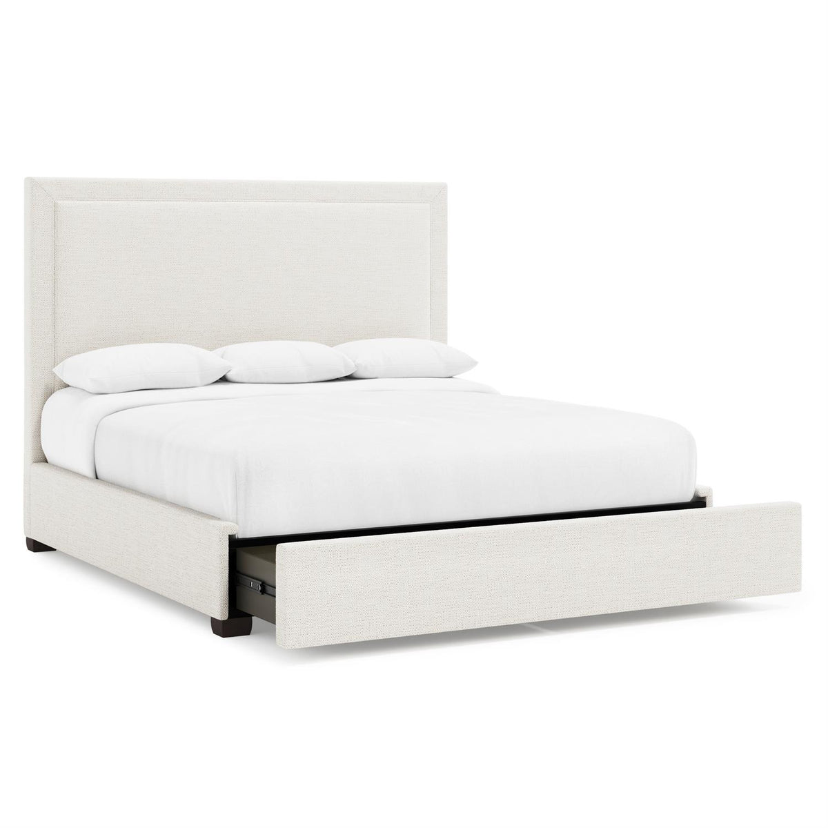 Morgan Fabric Storage Panel Bed King (64" H) by Bernhardt
