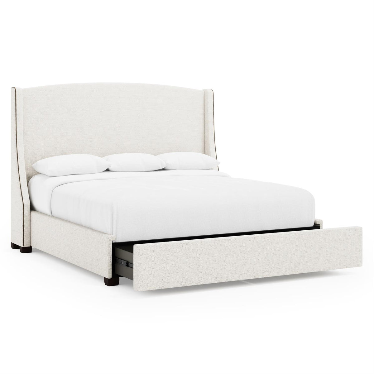Cooper Fabric Storage Shelter Bed King (64" H) by Bernhardt