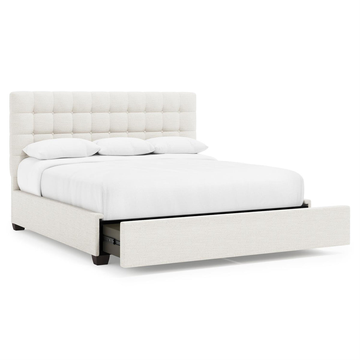 Avery Fabric Storage Panel Bed King (54.5" H) by Bernhardt