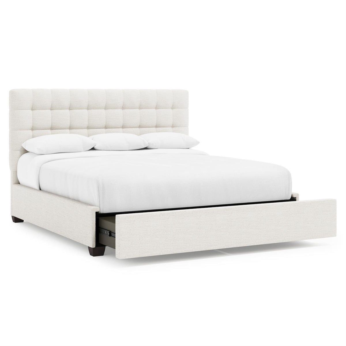 Avery Fabric Storage Panel Bed King (54.50" H) by Bernhardt