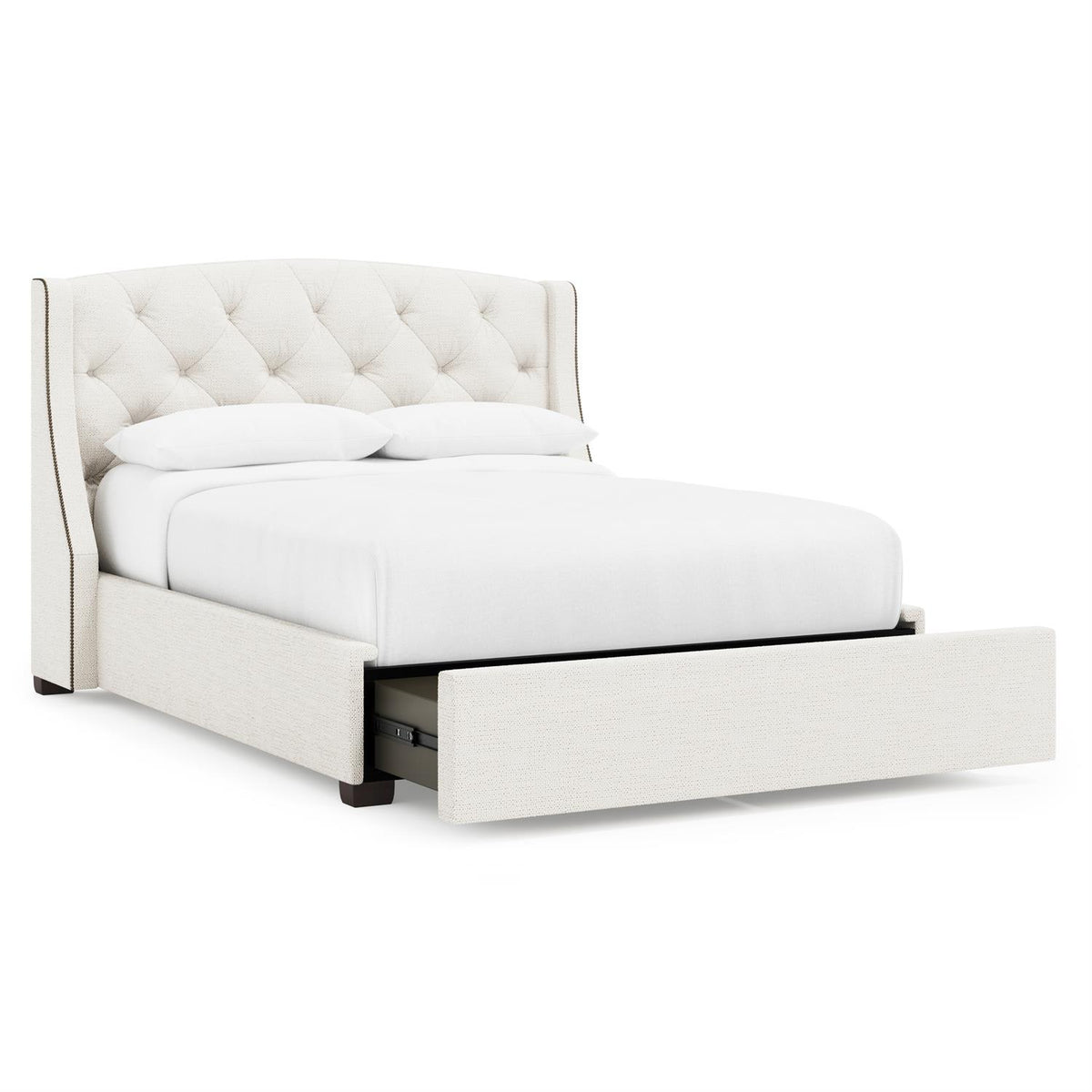 Jordan Fabric Storage Shelter Bed Queen (54" H) by Bernhardt