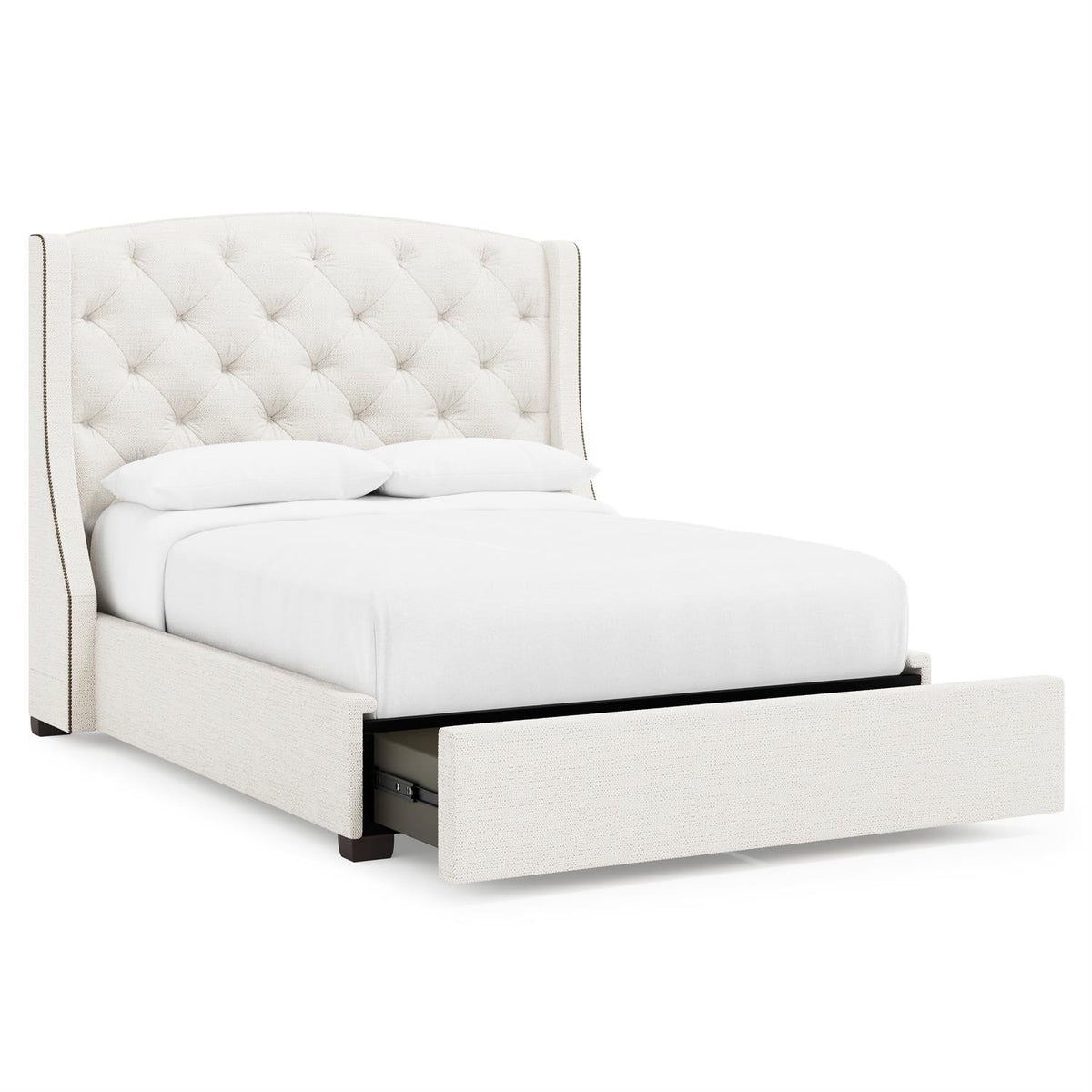 Jordan Fabric Storage Shelter Bed Queen (64" H) by Bernhardt