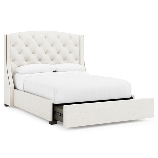 Jordan Fabric Storage Shelter Bed Queen (64" H) by Bernhardt