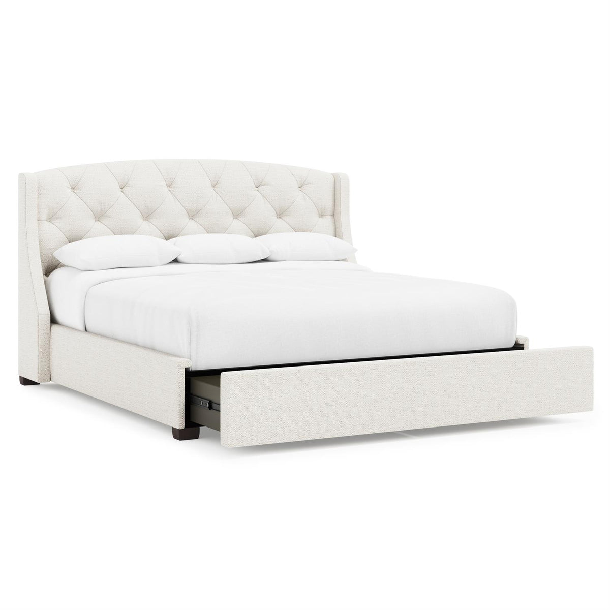 Jordan Fabric Storage Shelter Bed King (54" H) by Bernhardt