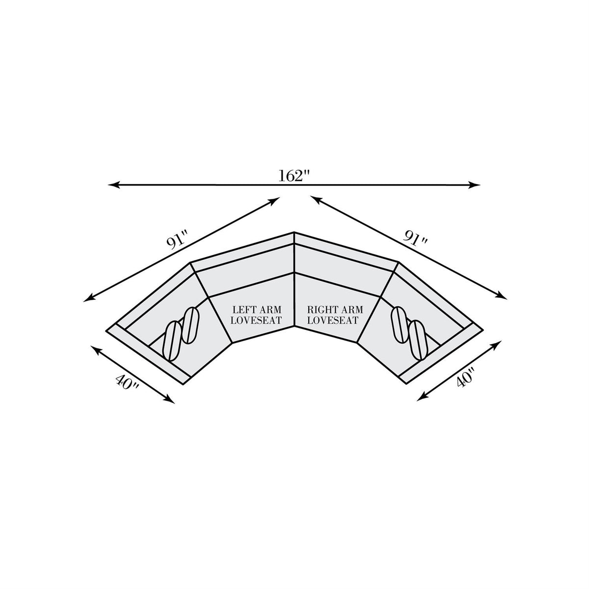 Soleil Fabric Sectional (K2175) by Bernhardt
