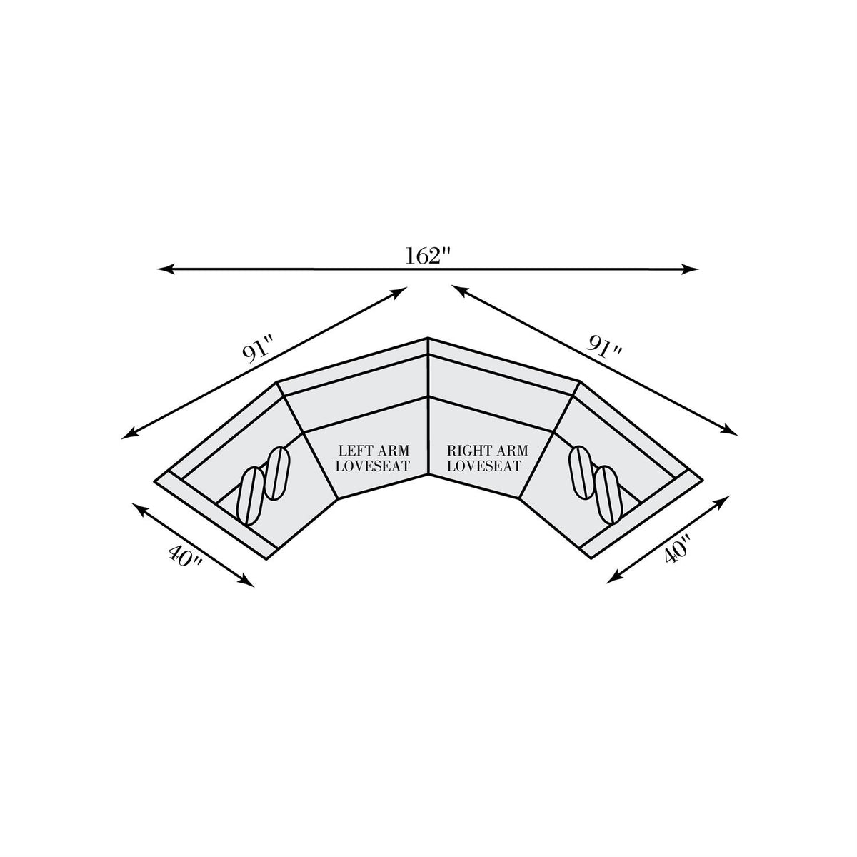 Soleil Fabric Sectional (K2176) by Bernhardt