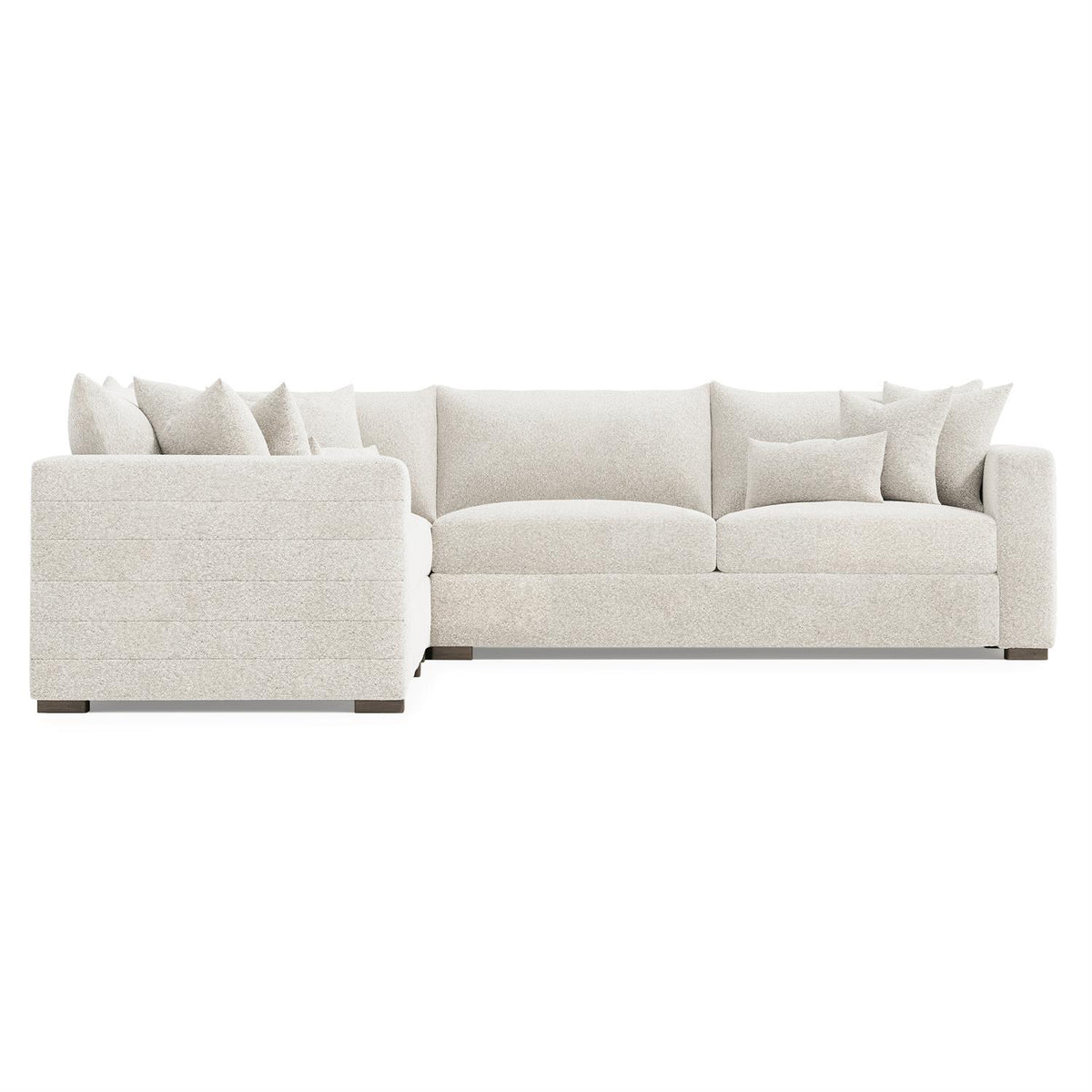Helena Fabric Sectional Wood Foot (K2189) by Bernhardt