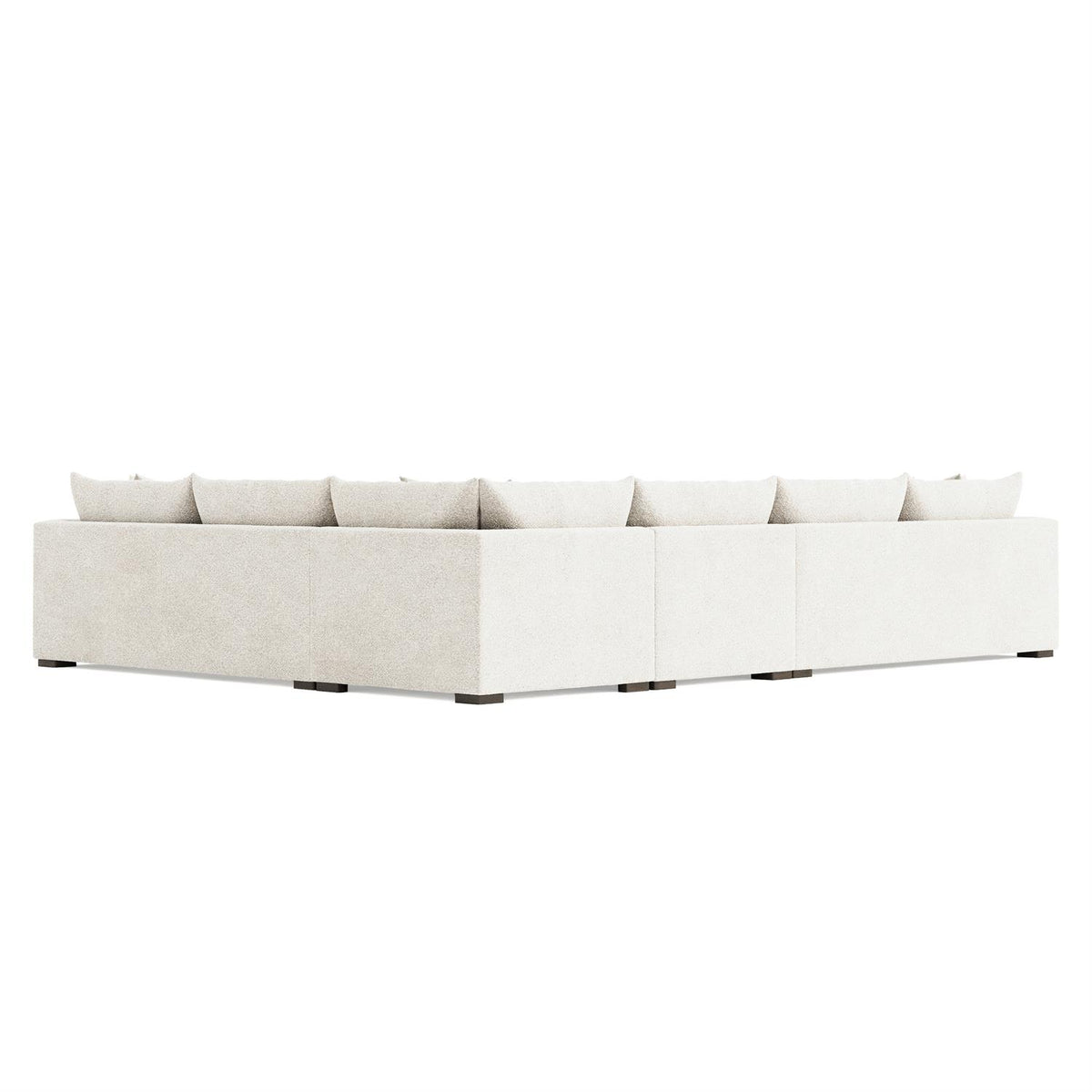 Helena Fabric Sectional Wood Foot (K2189) by Bernhardt