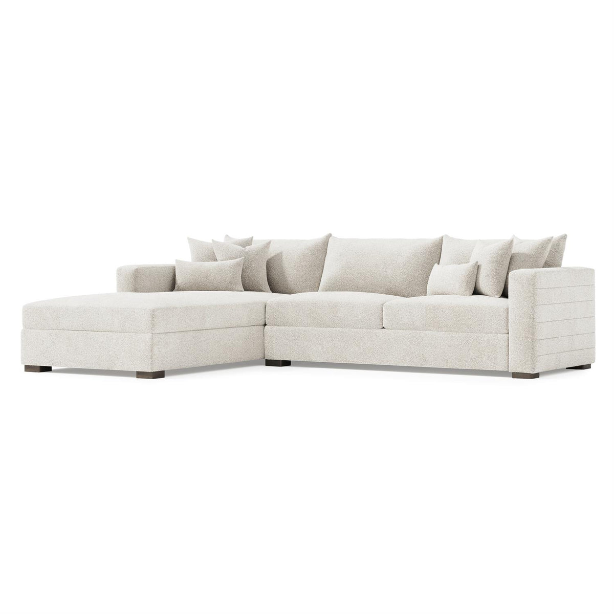 Helena Fabric Sectional Wood Foot (K2191) by Bernhardt
