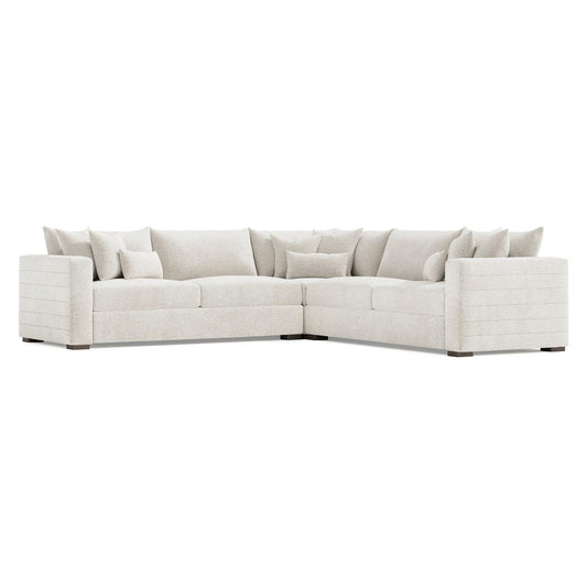 Helena Fabric Sectional Wood Foot (K2193) by Bernhardt