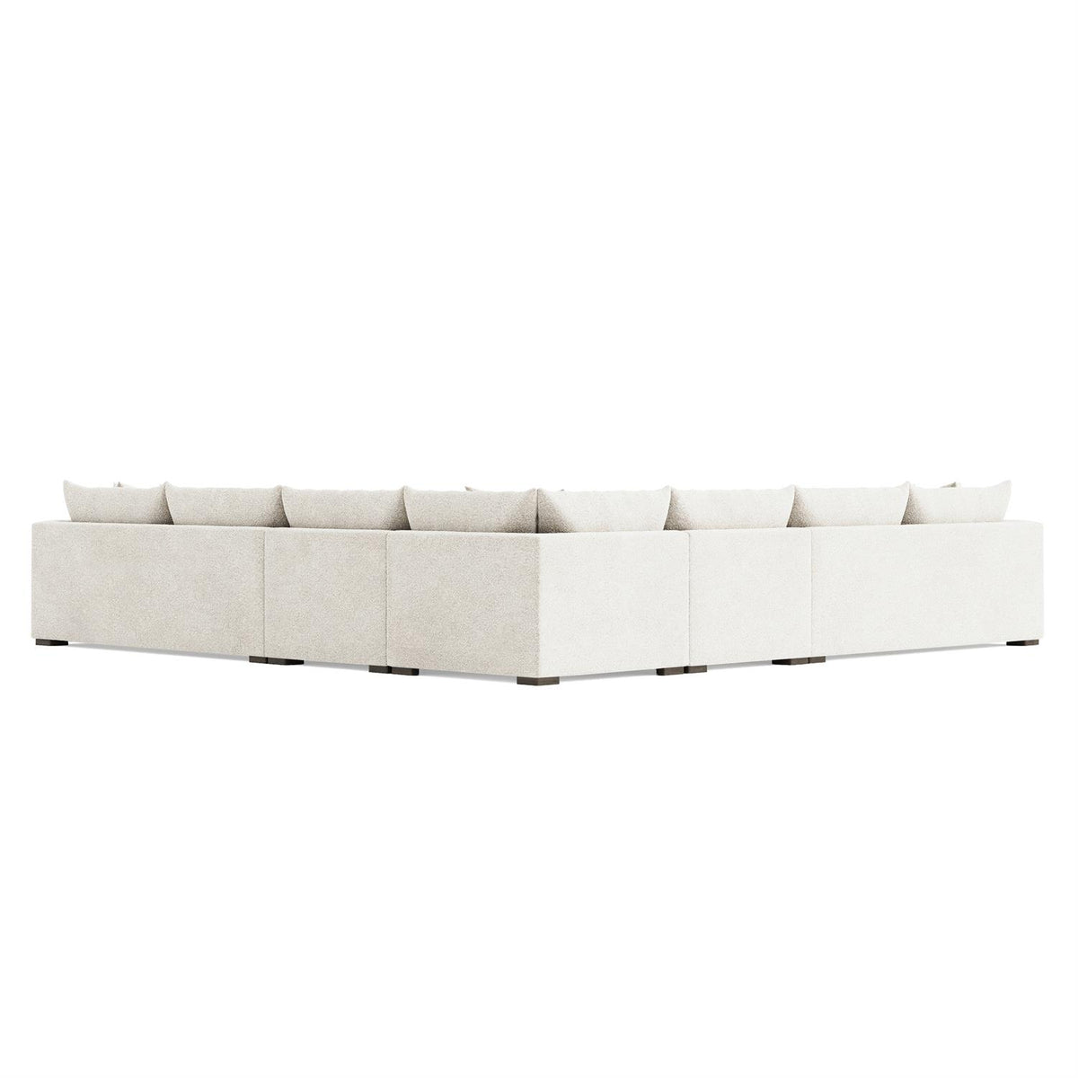 Helena Fabric Sectional Wood Foot (K2194) by Bernhardt