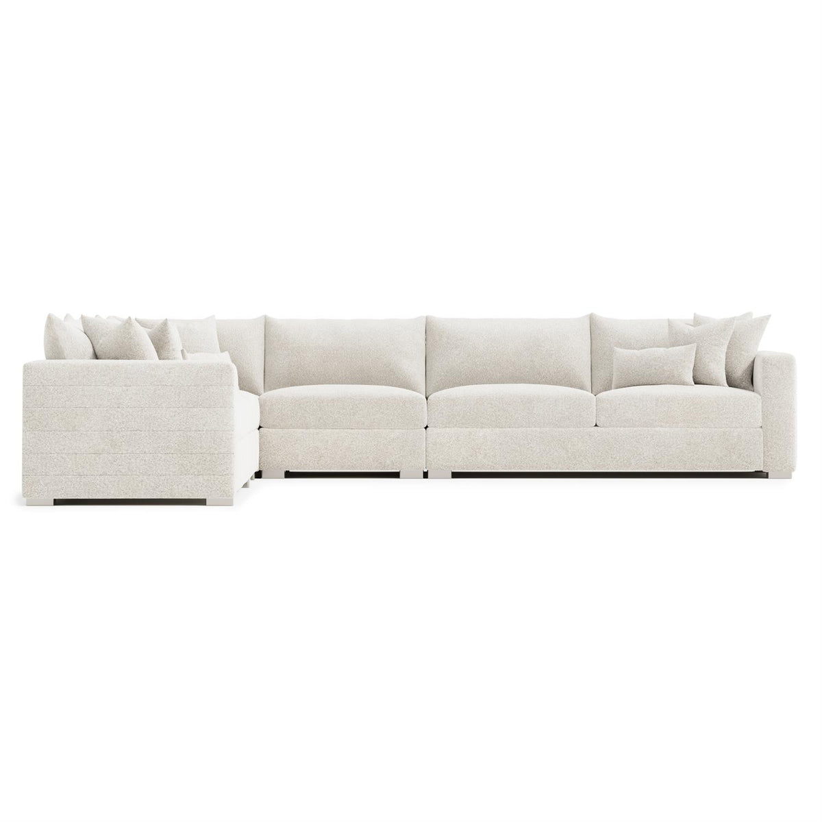 Helena Fabric Sectional Metal Foot (K2195) by Bernhardt