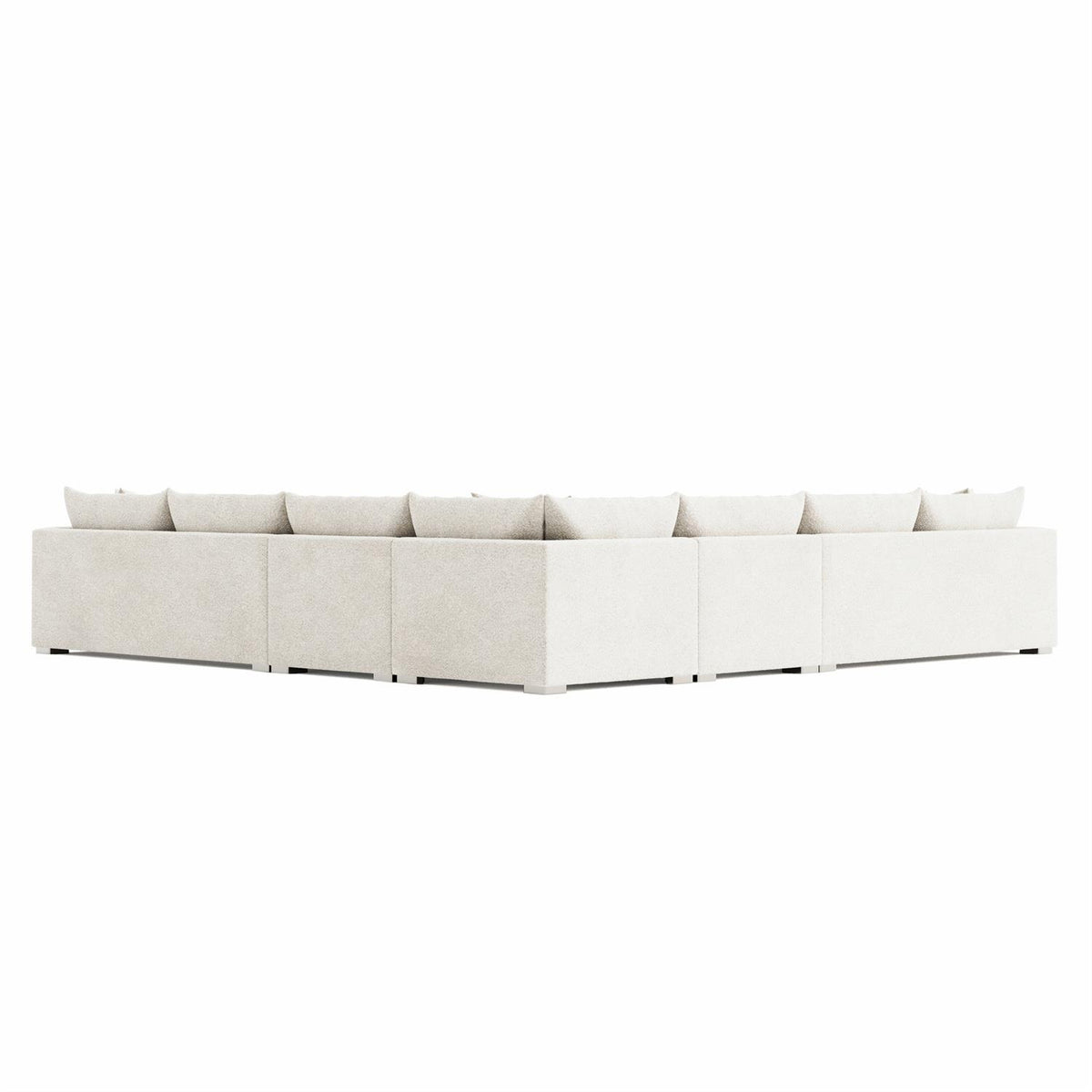 Helena Fabric Sectional Metal Foot (K2195) by Bernhardt