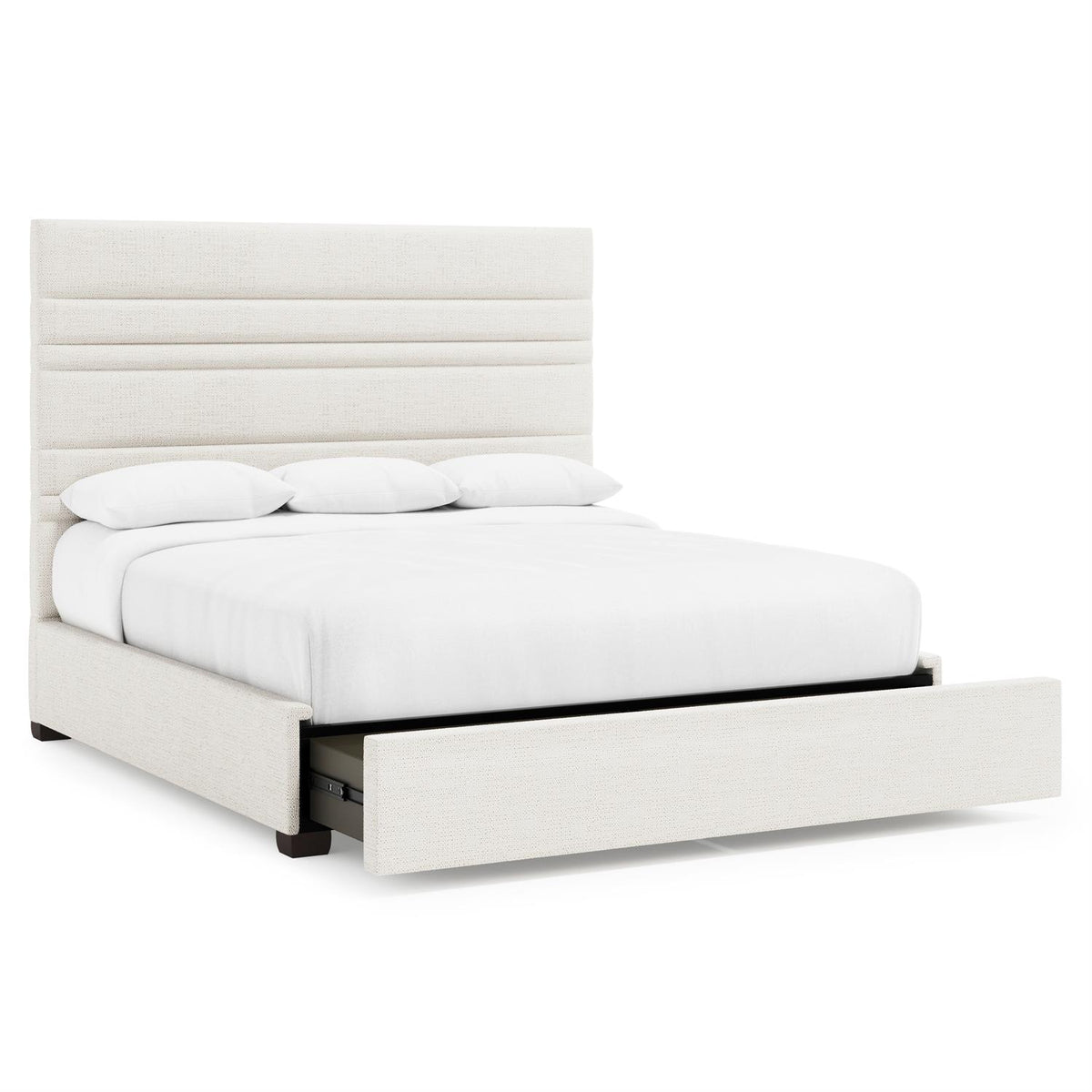 Murray Fabric Storage Panel Bed King by Bernhardt