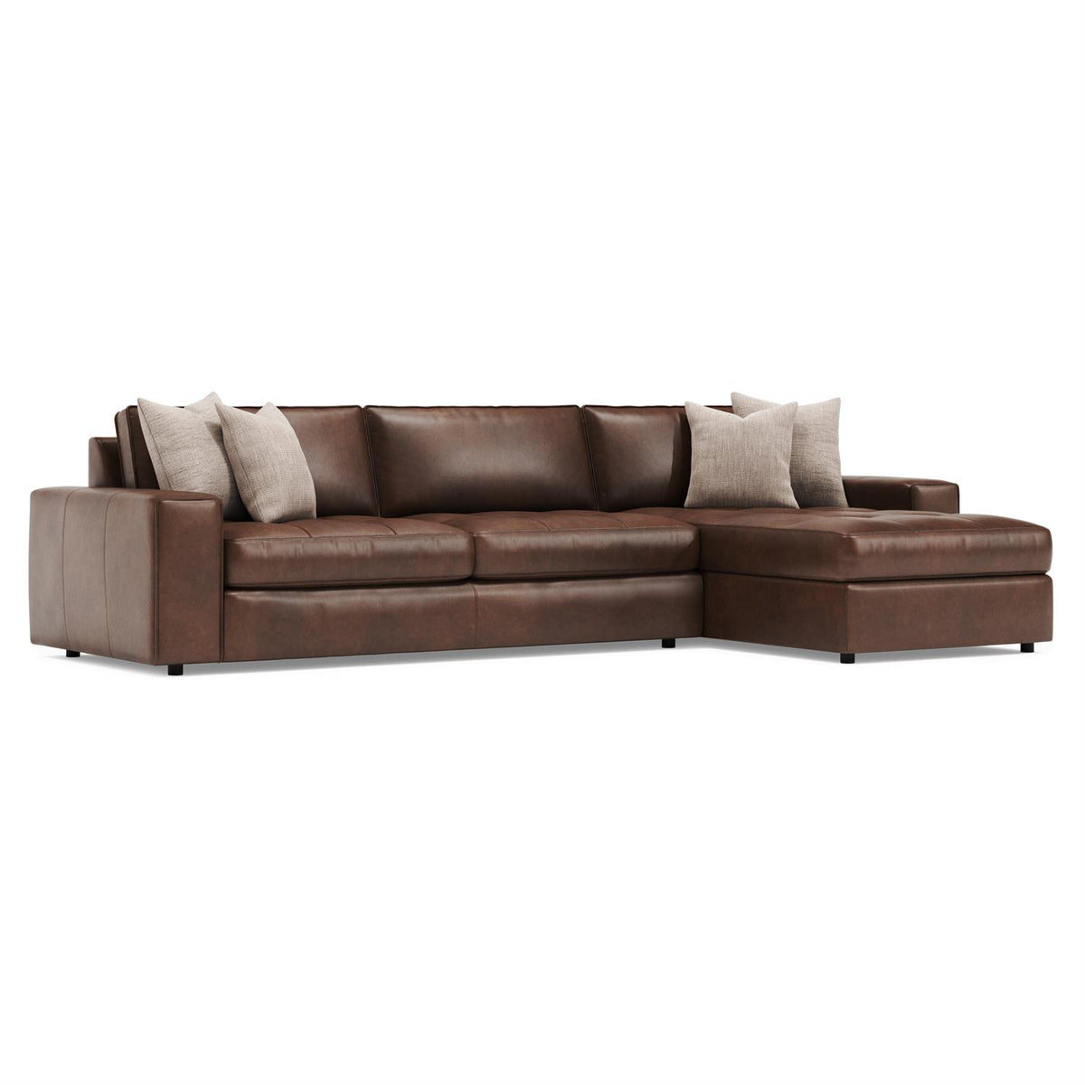 Nest Leather Sectional (K2235) by Bernhardt