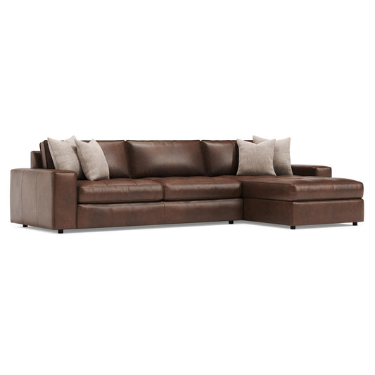 Nest Leather Sectional (K2235) by Bernhardt