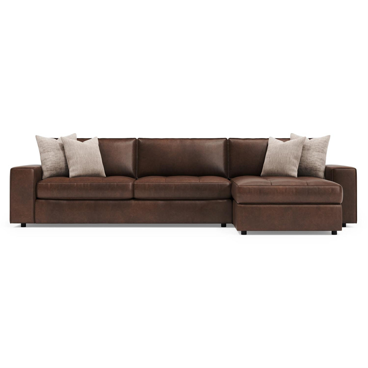 Nest Leather Sectional (K2235) by Bernhardt