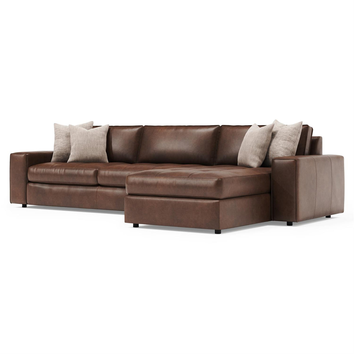 Nest Leather Sectional (K2235) by Bernhardt
