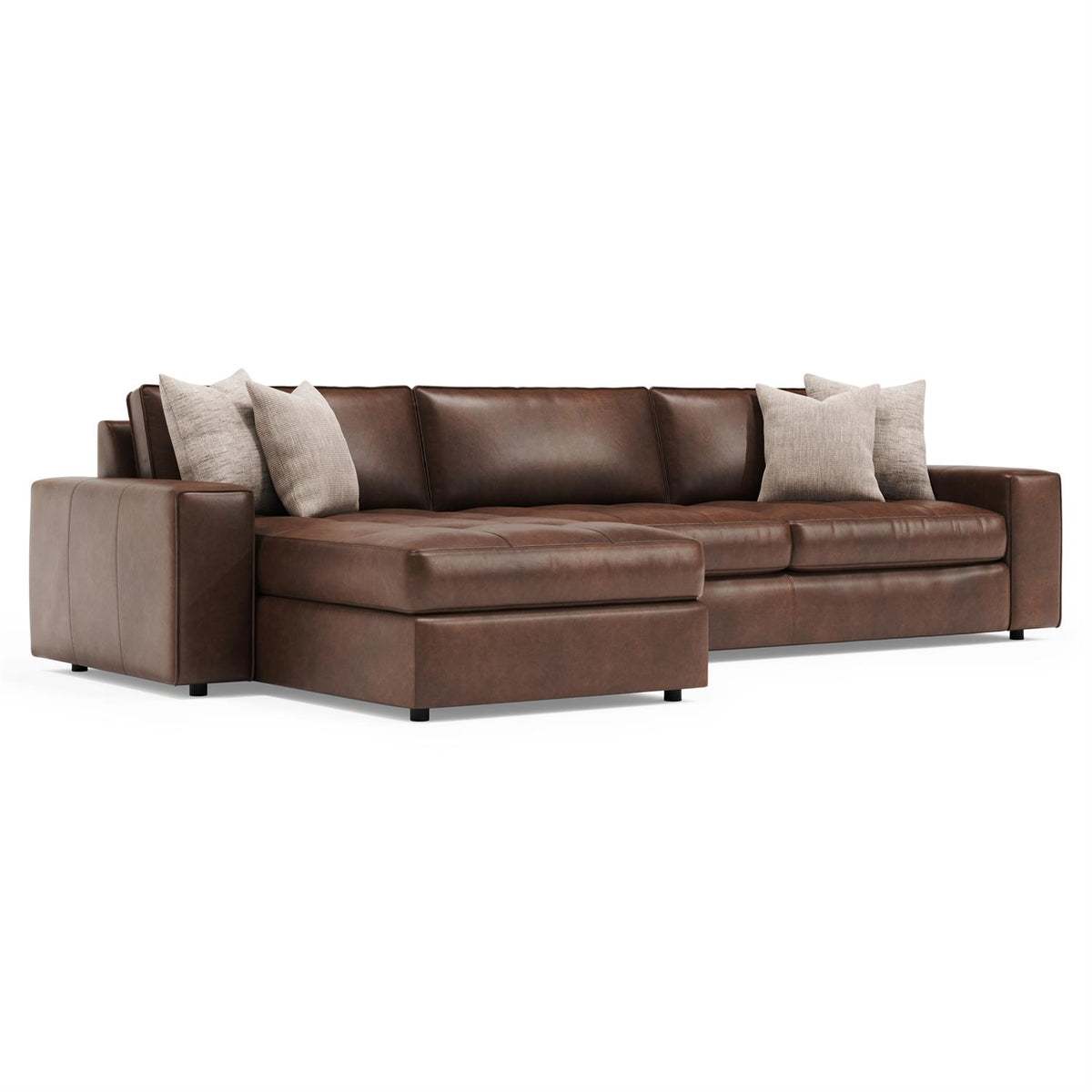 Nest Leather Sectional (K2237) by Bernhardt