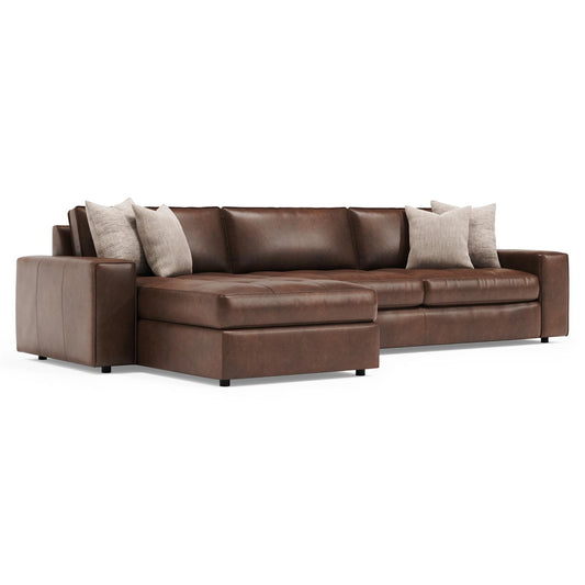Nest Leather Sectional (K2237) by Bernhardt