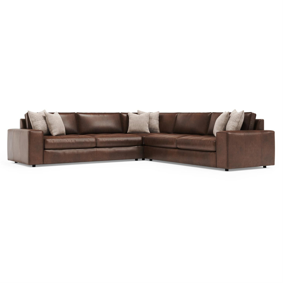 Nest Leather Sectional (K2239) by Bernhardt