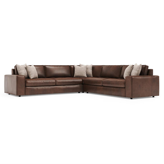 Nest Leather Sectional (K2239) by Bernhardt