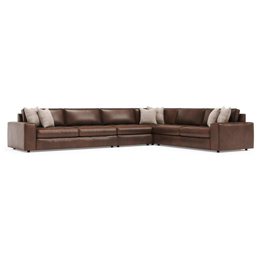 Nest Leather Sectional (K2241) by Bernhardt