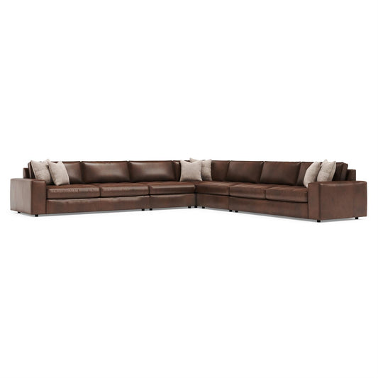 Nest Leather Sectional (K2243) by Bernhardt