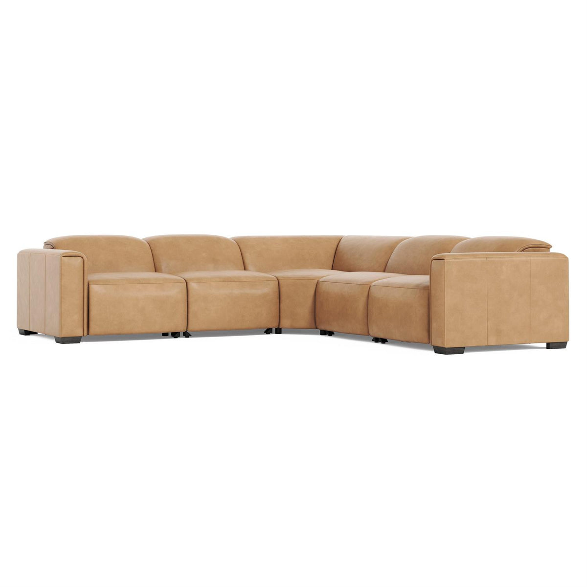 Billings Leather Power Motion Sectional (K2247) by Bernhardt