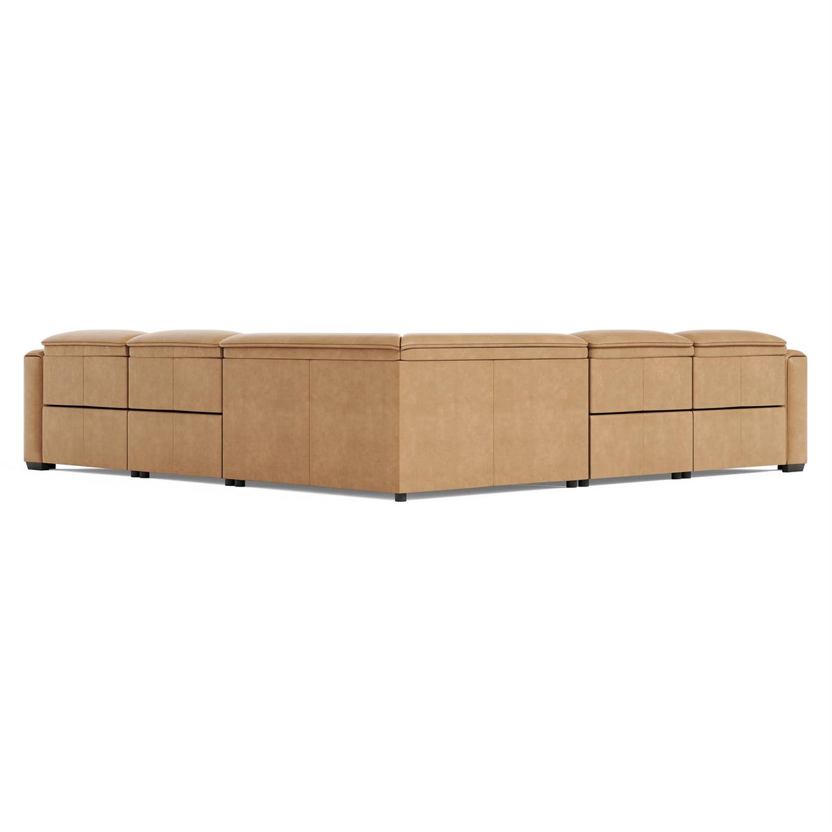 Billings Leather Power Motion Sectional (K2247) by Bernhardt