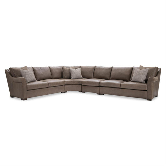 Keirnan Leather Sectional (K2307) by Bernhardt