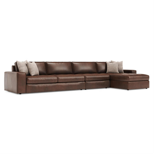 Nest Leather Sectional (K2309) by Bernhardt