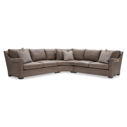 Keirnan Leather Sectional (K2345) by Bernhardt