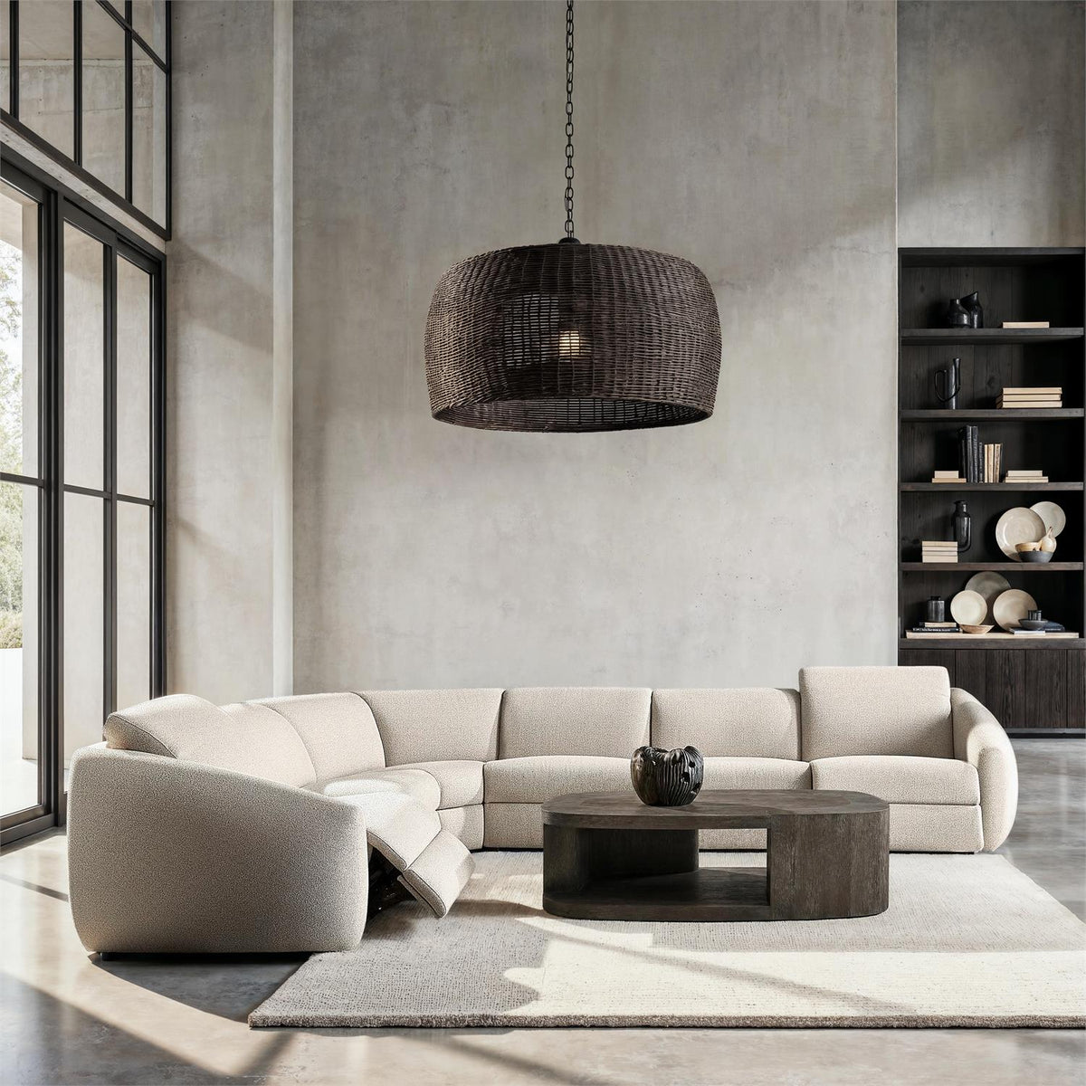 Avignon Fabric Power Motion Sectional (K2348) by Bernhardt