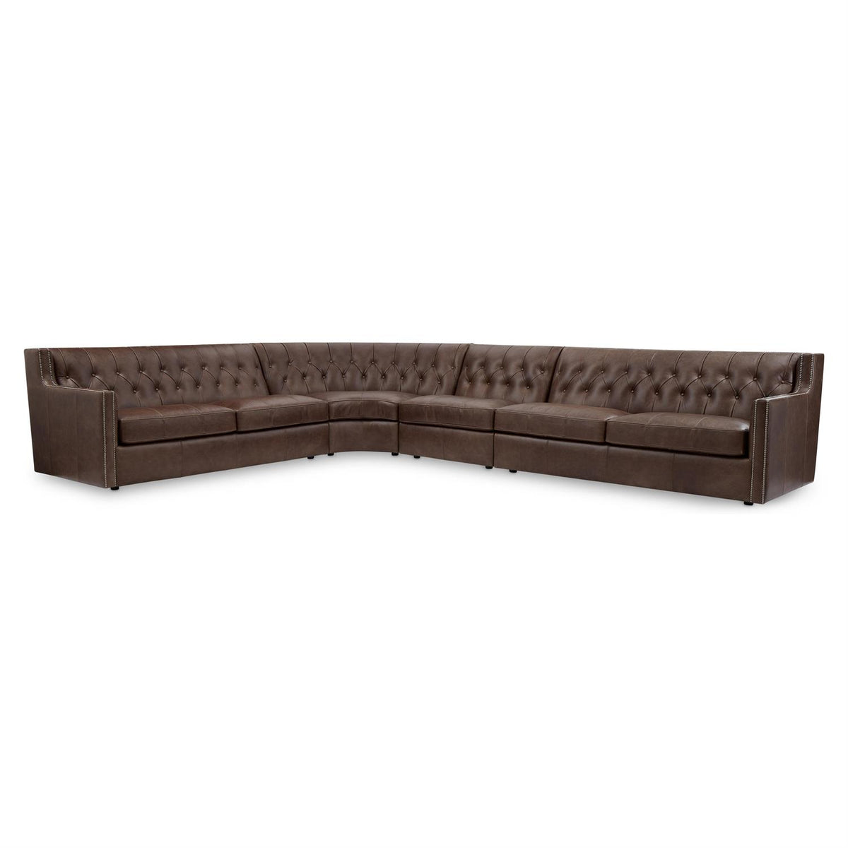 Candace Leather Sectional by Bernhardt