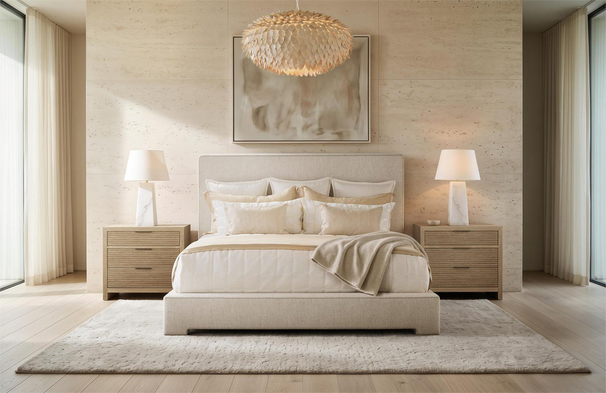 Asana Panel Bed King by Bernhardt