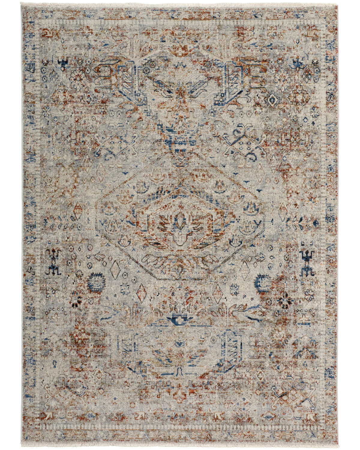 Kaia 39GJF Gray/Multi Rug by Feizy