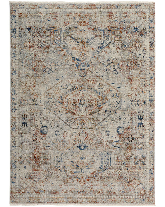Kaia 39GJF Gray/Multi Rug by Feizy
